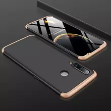 Чехол бампер GKK Dual Armor Case для Samsung Galaxy A40s Black\Gold (Черный\Золотой)