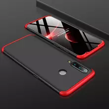 Чехол бампер GKK Dual Armor Case для Samsung Galaxy A40s Black\Red (Черный\Красный)