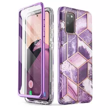 Чехол бампер i-Blason Cosmo для Samsung Galaxy S20 FE Marble Purple (Мрамор Фиолетовый) 843439134942