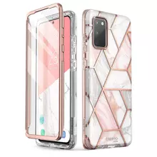 Чехол бампер i-Blason Cosmo для Samsung Galaxy S20 FE Marble Pink (Мрамор Розовый) 843439134270