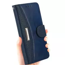 Чехол книжка IDOOLS Luxury Case для Samsung Galaxy S10 Blue (Синий)