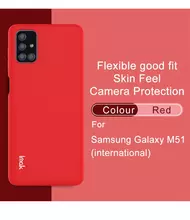 Чехол бампер Imak UC-2 Series для Samsung Galaxy M51 Red (Красный) 6957476837620