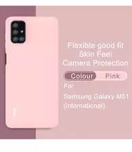 Чехол бампер Imak UC-2 Series для Samsung Galaxy M51 Pink (Розовый) 6957476833967