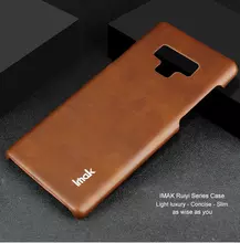 Чехол бампер Imak Leather Fit для Samsung Galaxy Note 9 Brown (Коричневый)