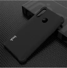 Чехол бампер Imak Shock-resistant для Samsung Galaxy A20s Matte black (Матовый черный)