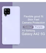Чехол бампер Imak UC-2 Series для Samsung Galaxy A42 Purple (Пурпурный) 6957476853989