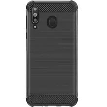 Чехол бампер Imak Vega Carbon для Samsung Galaxy M31 Black (Черный)