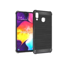Чехол бампер Imak Vega Carbon Case для Samsung Galaxy A30 Black (Черный)