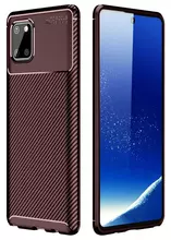 Чехол бампер Ipaky Lasy для Samsung Galaxy Note 10 Lite Brown (Коричневый)