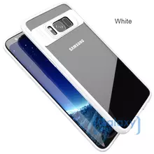 Чехол бампер Ipaky Silicone Case для Samsung Galaxy S8 Plus White (Белый)