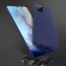 Чехол бампер Lenuo Leshen для Samsung Galaxy S20 Blue (Синий)