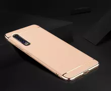 Чехол бампер Mofi Electroplating для Samsung Galaxy A50s Gold (Золотой)
