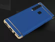 Чехол бампер Mofi Electroplating Case для Samsung Galaxy A9 2018 Blue (Синий)