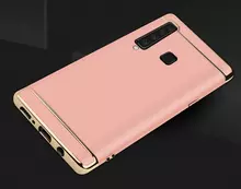 Чехол бампер Mofi Electroplating Case для Samsung Galaxy A9 2018 Rose Gold (Розовое золото)