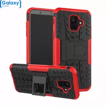 Чехол бампер Nevellya Series для Samsung Galaxy A6 (2018) Red (Красный)