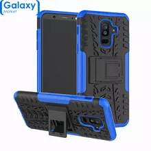Чехол бампер Nevellya Series для Samsung Galaxy A6 Plus (2018) Blue (Синий)