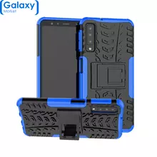 Чехол бампер Nevellya Series для Samsung Galaxy A7 (2018) Blue (Синий)