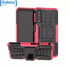 Чехол бампер Nevellya Series для Samsung Galaxy A7 (2018) Pink (Розовый)