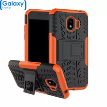Чехол бампер Nevellya Series для Samsung Galaxy J4 (2018) Orange (Оранжевый)