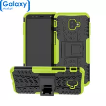 Чехол бампер Nevellya Series для Samsung Galaxy J6 Prime (2018) Green (Зеленый)