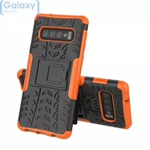Чехол бампер NEVELLYA для Samsung Galaxy S10 Orange (Оранжевый)