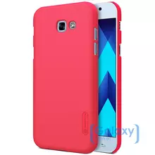 Чехол бампер Nillkin Super Frosted Shield для Samsung Galaxy A3 (A3 2017) Red (Красный)