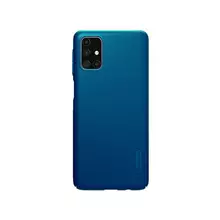 Чехол бампер Nillkin Super Frosted Shield для Samsung Galaxy M31s Blue (Синий)