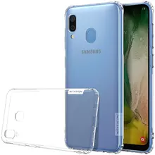 Чехол бампер Nillkin TPU Nature Case для Samsung Galaxy A40 White (Белый)