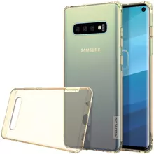 Чехол бампер Nillkin TPU Nature Case для Samsung Galaxy S10 Plus Brown (Коричневый)
