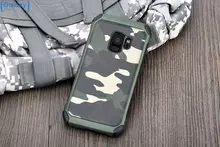 Чехол бампер NX Case Camouflage Series для Samsung Galaxy S9 Plus Green (Зеленый)