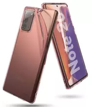 Чехол бампер Ringke Air для Samsung Galaxy Note 20 Rose Bronze (Розовая Бронза)