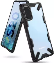 Чехол бампер Ringke Fusion-X для Samsung Galaxy S20 Black (Черный)