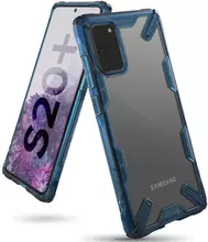Чехол бампер Ringke Fusion-X для Samsung Galaxy S20 Plus Space Blue (Космический Синий)