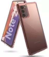 Чехол бампер Ringke Fusion для Samsung Galaxy Note 20 Rose Bronze (Розовая Бронза)