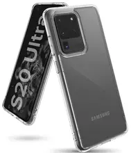 Чехол бампер Ringke Fusion для Samsung Galaxy S20 Ultra Clear (Прозрачный)
