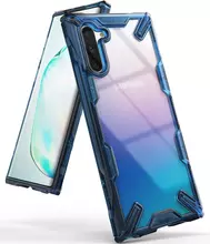 Чехол бампер Ringke Fusion-X Case для Samsung Galaxy Note 10 Blue (Синий)