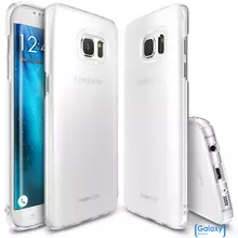 Чехол бампер Ringke Slim Case для Samsung Galaxy S7 Edge Frost White (Белый)