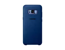 Оригинальный Чехол бампер Samsung Alcantara Cover для Samsung Galaxy S8 Plus Blue (Синий)