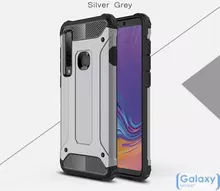 Чехол бампер Rugged Hybrid Tough Armor Tough Case для Samsung Galaxy A9 2018 Grey (Серый)