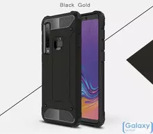Чехол бампер Rugged Hybrid Tough Armor Tough Case для Samsung Galaxy A9 2018 Black (Черный)