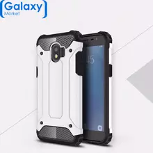 Чехол бампер Rugged Hybrid Tough Armor Case для Samsung Galaxy J4 (2018) White (Белый)