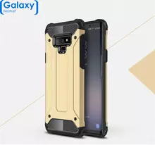 Чехол бампер Rugged Hybrid Tough Armor Case для Samsung Galaxy Note 9 Gold (Золотистый)