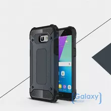 Чехол бампер Rugged Hybrid Tough Armor Case для Samsung Galaxy A3 (A3 2017) Dark Blue (Темно-синий)
