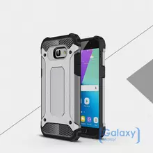Чехол бампер Rugged Hybrid Tough Armor Case для Samsung Galaxy A3 (A3 2017) Grey (Серый)