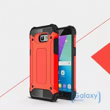 Чехол бампер Rugged Hybrid Tough Armor Case для Samsung Galaxy A3 (A3 2017) Red (Красный)