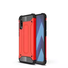 Чехол бампер Rugged Hybrid Tough Armor Case для Samsung Galaxy A70 Red (Красный)