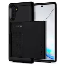 Чехол бампер Spigen Slim Armor Cs Samsung Galaxy Note 10 Black (Черный)