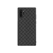 Чехол бампер Nillkin Synthetic Fiber Plaid для Samsung Galaxy Note 10 Plus Black (Черный)