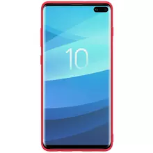 Чехол бампер Nillkin Textured для Samsung Galaxy S10 Red (Красный)