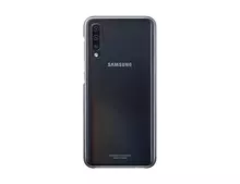 Оригинальный Чехол бампер Samsung Gradation Cover для Samsung Galaxy A70s Black (Черный)